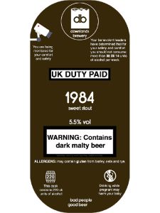 Downlands Brewery - 1984 Stout