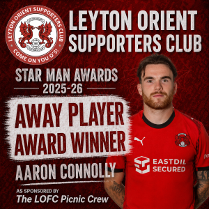 Star Man 2026 - Winner Announcement for Away Player